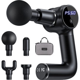 筋膜リリースガン サロン級 ボディケア 90度回転